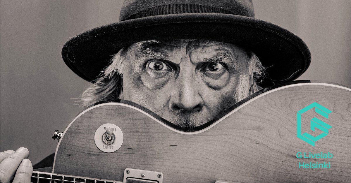 Blues-legenda Pepe Ahlqvist esiintyy G Livelabin perjantai-illassa duona poikansa Joel Ahlqvistin kanssa. Ovet 19, showtime 20. Liput ovelta ja ennakkoon: glivelab.fi/events/pepe-ah…