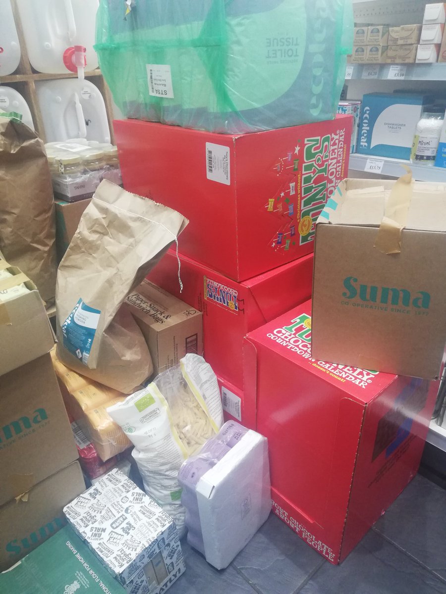 Delivery day and guess what? More Tony's Advent calendars, we've already sold the first lot we got in! 😍 #chocolate #fairtrade #shoplocal