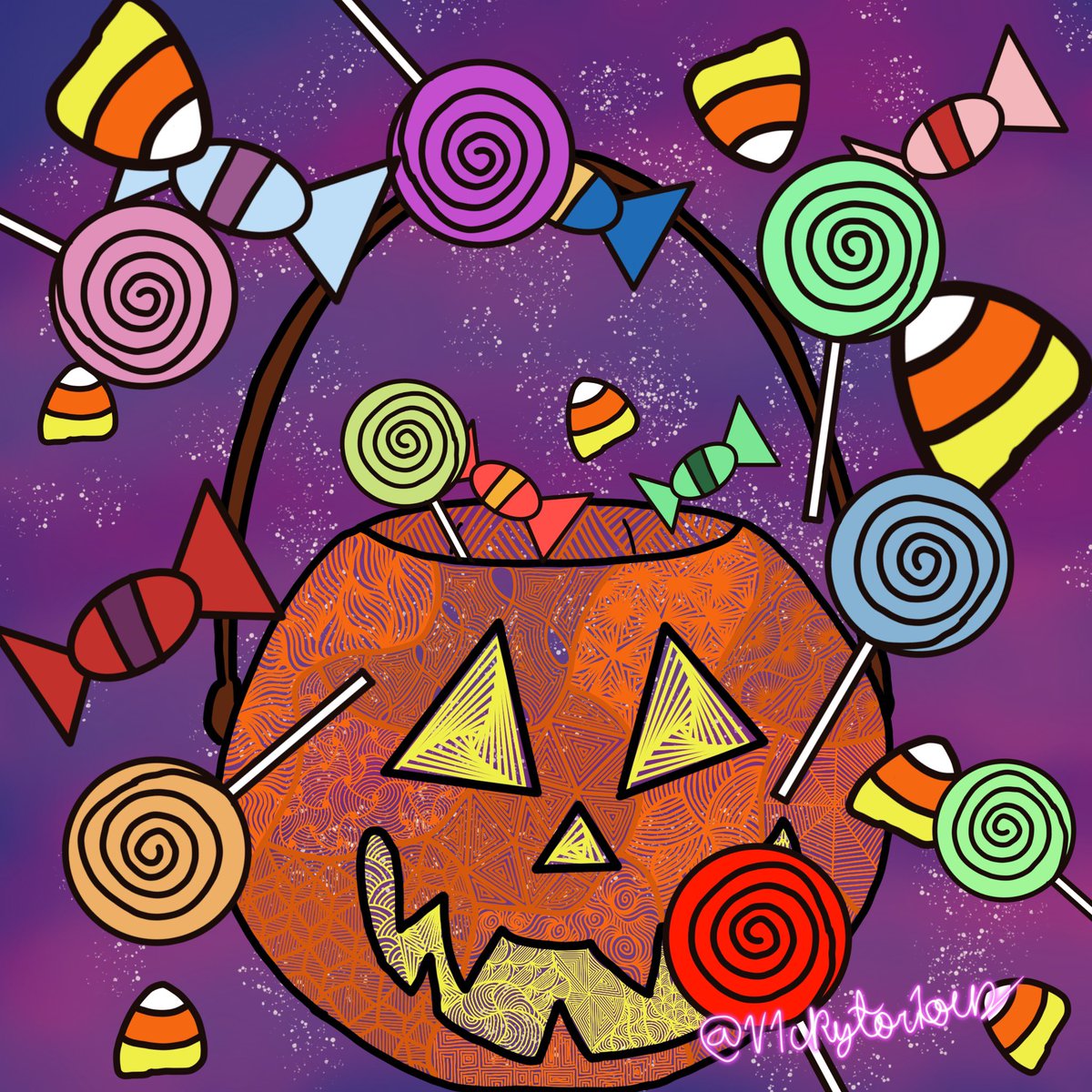 Day 15 candy

Honestly took longer to fill in the pumpkin than i imagined but it was fun

The timelapse for this one is also on my insta

#DechartGames #OctoberDechArt