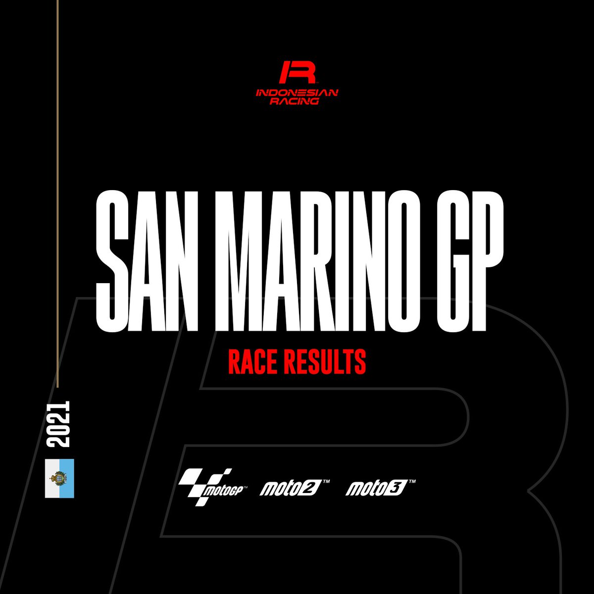 ID_RacingTeam's tweet photo. Hasil balap @ID_RacingTeam dalam seri #SanMarinoGP

Kesuksesan @FabioDiggia21 di kelas Moto2 dan @AleixEspargaro di MotoGP yang mampu finish di posisi 10 besar tidak diikuti oleh kedua pembalap @ID_RacingTeam di kelas Moto3. https://t.co/H6lmH88VCb