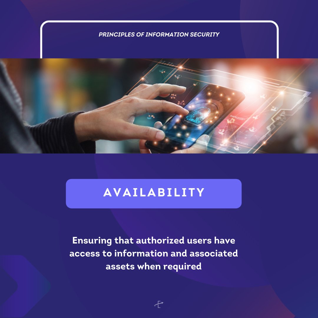 excetureinc's tweet photo. #BeCyberSmart Learn about the Principles of Information Security
 
#cyberawarenessmonth  #informationsecurity #dataprivacy #cybersecurity https://t.co/Wy1xR0nvEL