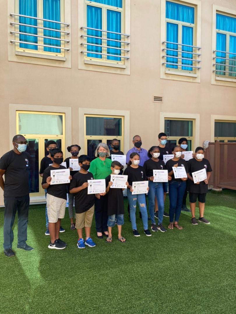 IrlEmbTanzania's tweet photo. Ambassador O’Neill was delighted to attend the @AfricaCodeWeek event in Seychelles last week, as the continent’s biggest #digitalskills initiative launches across Africa. This year focuses on virtual learning as the continent works to recover from the impact of #COVID19 https://t.co/FZluSwU9Qv