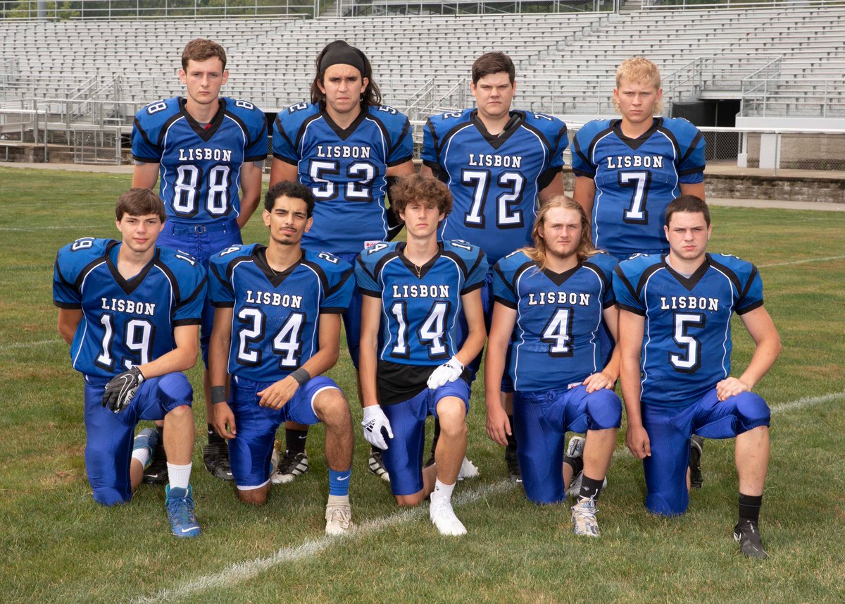 DahsFootball's tweet photo. Senior Night...what a ride it's been for these guys!  Proud to call them Lisbon Blue Devils! https://t.co/LhY1ltvVAd