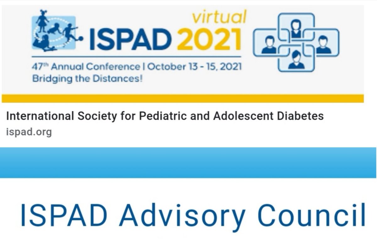 mayng888's tweet photo. Really delighted to be elected to @ispad_org Ispad Advisory Council, together with @rade_vuk @BrynnMarks_MD  @doktiagojer
Thank you for the votes &amp; support #ISPAD2021 -We will continue to work together to improve the global health outcomes of diabetes in children &amp; young people https://t.co/VIhpKnIupW