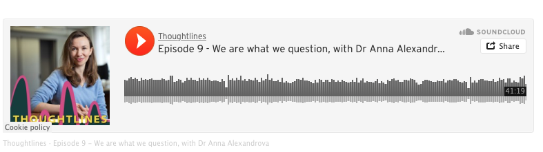 The last @CRASSHlive #ThoughtlinesPodcast asks an expert on expertise what she knows for sure.

That expert is our Professor Anna Alexandrova (@ExpertiseUnder)!

Listen at crassh.cam.ac.uk/gallery/audio/…