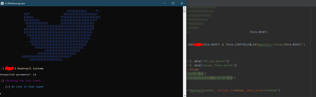 customscript's tweet image. Proof that the script even exists: