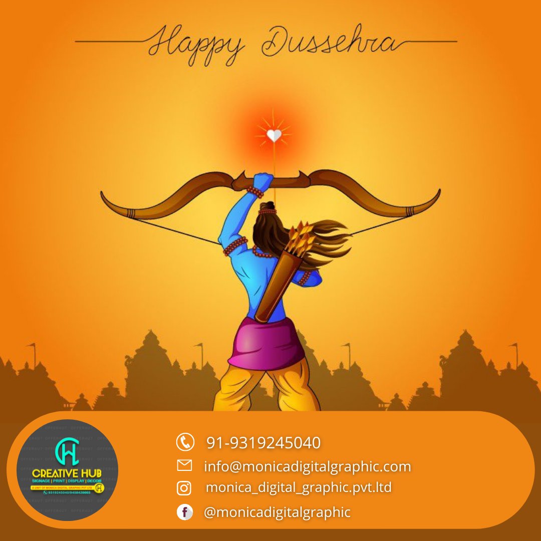 Monica_Pvt_Ltd's tweet image. May this Dussehra bring you good fortune. Wishing you love and light.

*Happy Dussehra to you and yours.
#happydussehra #indianfestival  
monicadigitalgraphic.com
custom led backlit sign
#ledlettersign #lettersign
