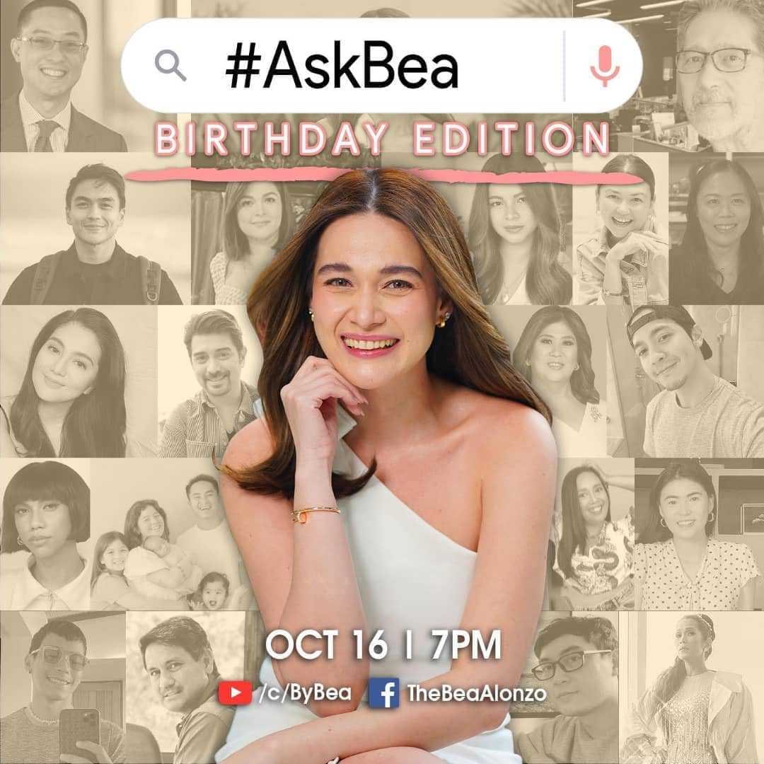 JustBeAlonzoo's tweet photo. Here's ate Bea's upcoming vlog tomorrow <33 

Our Queen's birthday is coming up! Very much excited for this vlog because I bet this vlog is gonna be super special because a lot of ate Bea's special ones are here ♡ 

See you, BEAutiful people <33 

#BeaAlonzo #LifeisBEAitiful https://t.co/H3sAP9FG8P