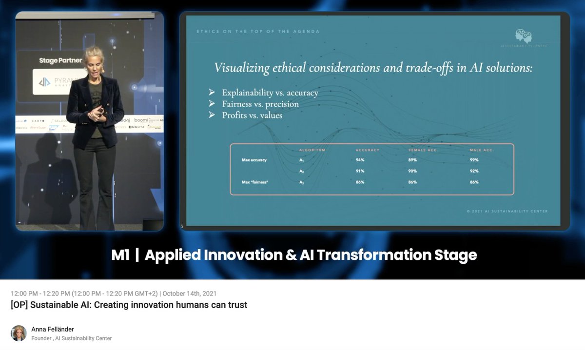 NHristozova's tweet photo. @AnnaFellander talks about the methodology that she's been developing to measure trust. "The way that we had to approach it was from a multi-disciplinary perspective with a legal, technical and societal lens."

#sustainableai #ai #aiethics #society #technology #ml https://t.co/qcNigMx0Vj