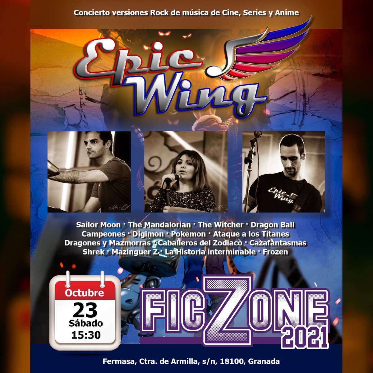 EpicWingBand's tweet photo. El día 23 volvemos por todo lo alto!!! https://t.co/uEG9dgGoJE