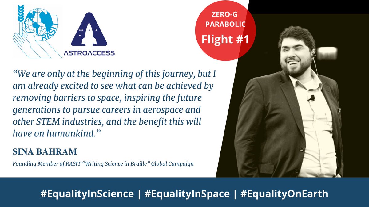 Founding Team members of the “Writing Science in Braille” Global Campaign are leading courageously as agents of change: On EARTH and In SPACE. #17October #EqualityInScience @SinaBahram @astroaccess @mona_minkara @WomenScienceDay