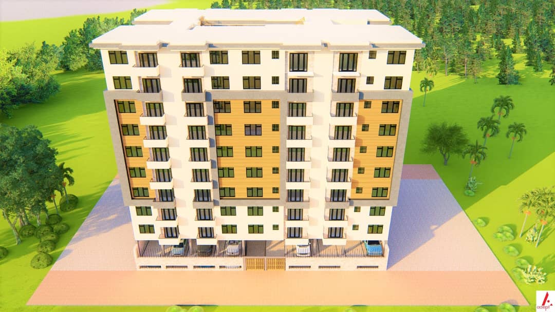 adept_c's tweet photo. Proposed One and Two bedroom apartments on 100x100ft plot @ Ruaka.
Features ;
36 One bedroom units and 36 Two bedroom units with ample parking on ground floor and two basements.
#designproposal #visualization https://t.co/MThq2ZLKqr