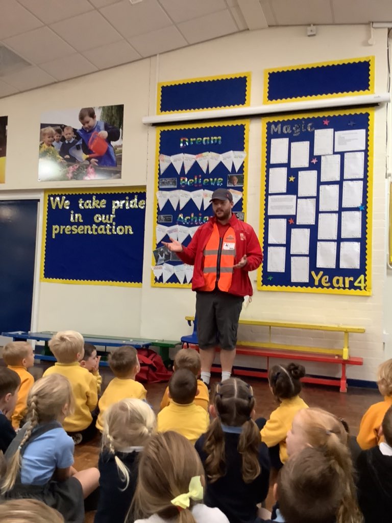 HodkinsonRBL's tweet photo. We’ve had such an exciting couple of weeks. We’ve had visits from a lollipop lady, a postman and an author too! The children have thoroughly enjoyed meeting them and have enjoyed asking them lots of questions too. I wonder who we’ll meet next week? https://t.co/QPzFVn2q5e