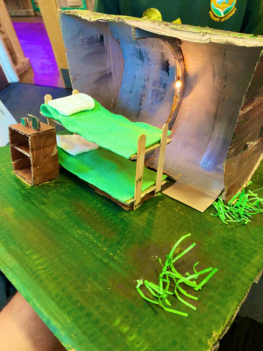 WatersidePA's tweet photo. Headteacher Awards for children in @Chess_WPA this morning for awesome writing and for this OUTSTANDING Anderson Shelter. #OUTSTANDING #TakeawayHomeLearning #WatersideWriting https://t.co/Y2Xj45mK5k