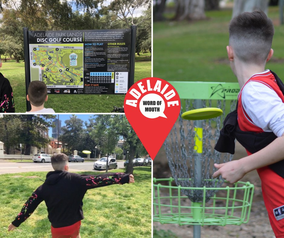 Looking for something to do this weekend? Something a little different? Then Try DISC GOLF. Between Wakefield St &amp; Bartels Tce in the city this FREE for public use facility is a great way to exercise and connect with Family, Friends or Colleagues. #adelaidediscgolf #adelaidewom