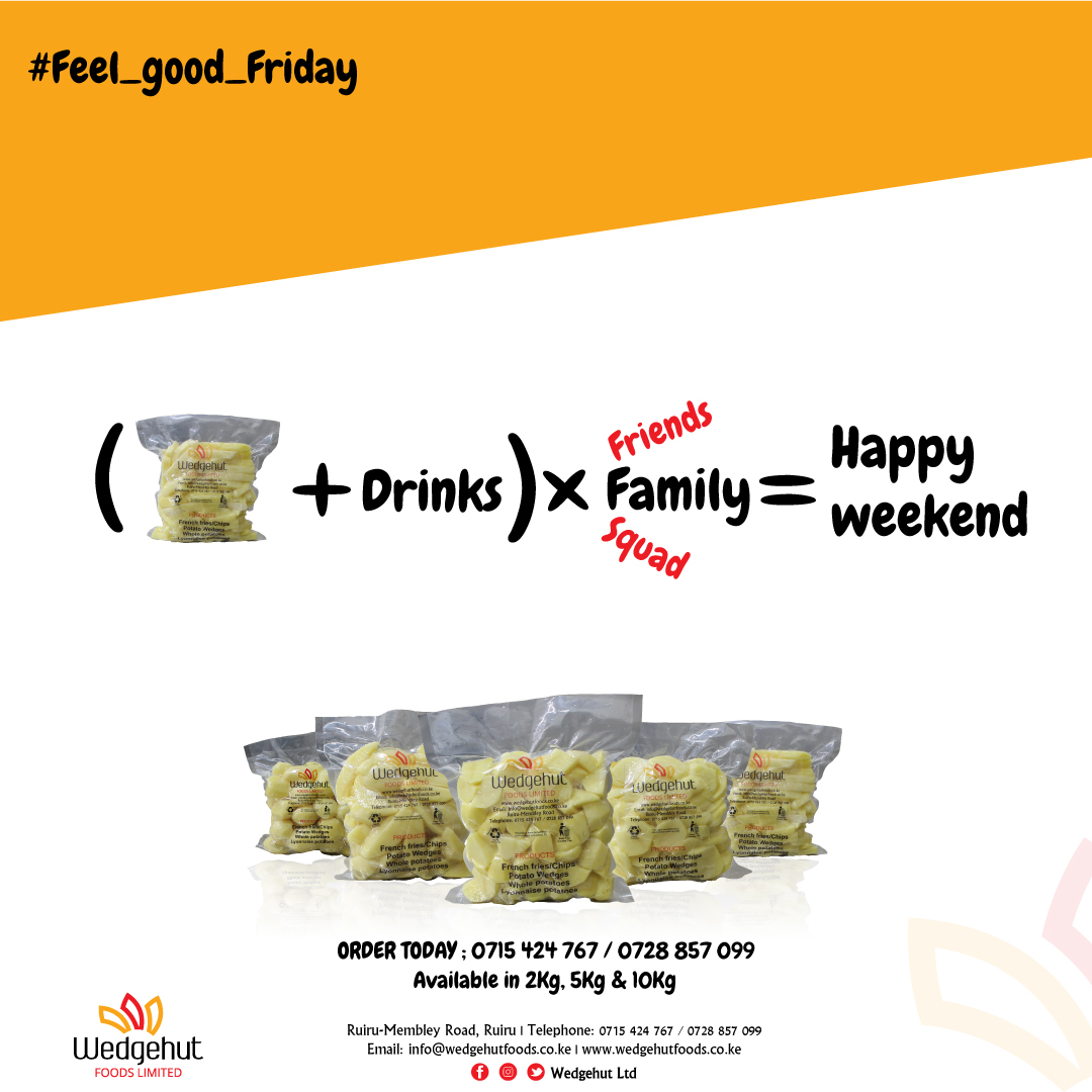 #TGIF  
#EasyOnMe #Pepinos 

How happiness is served over the weekend.

wedgehutfoods.co.ke