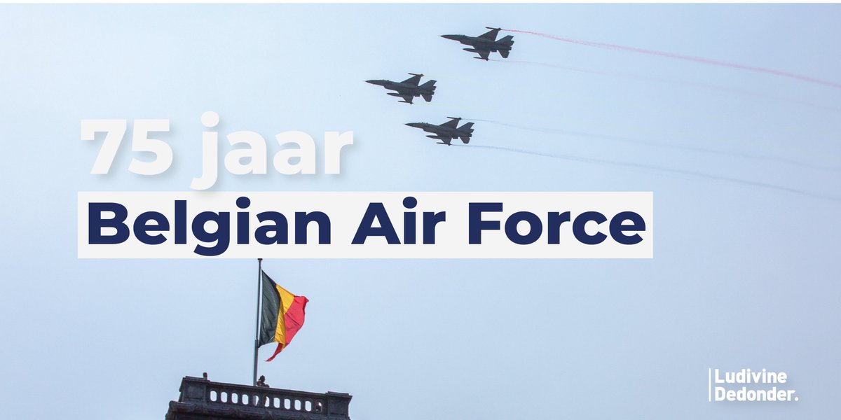 🎉 Proficiat <a href="/BeAirForce/">Belgian Air Force🇧🇪</a> met jullie 75ste verjaardag vandaag! Dank aan jullie allemaal, jullie die dag en nacht paraat staan en bijdragen aan onze veiligheid. ✈️