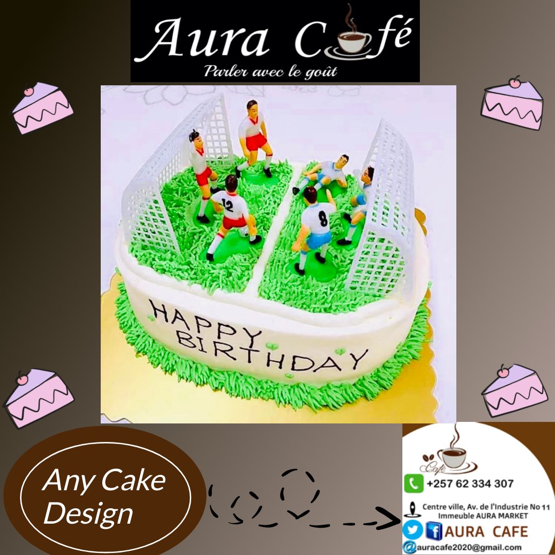 AURACAFE3's tweet photo. You can order any #cake of your favorite #design
Order yours now via (+257) 68 356 789, 68 886 886
Aura cafe,parler avec le gout (speak with taste)
#Auracafe https://t.co/JlR8hBSvhC