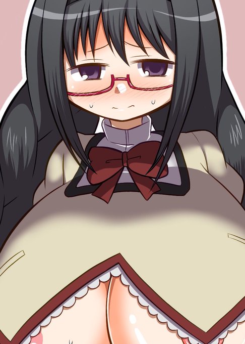 サンプルも上げておこう
2ページに渡ってほむっぱいを盛りました 