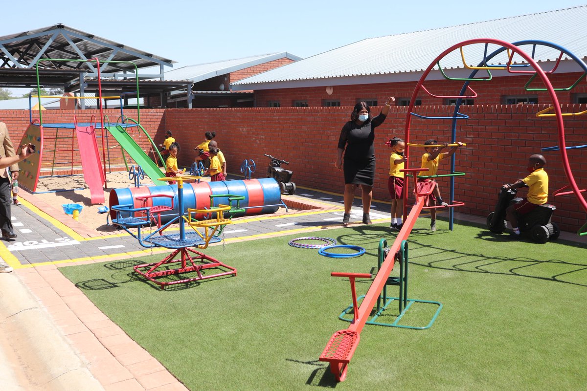 MECTateMakgoe's tweet photo. This morning, the Department of Basic Education with Avbob is officially handing over the newly built Joe Solomon Primary School in Heidedal. This is the block for Grade R classes.#QualityEducationForAll @DBE_SA @Kagiso_Trust @MyKamva @TheCurriculumZA https://t.co/R0PLnBOKLC