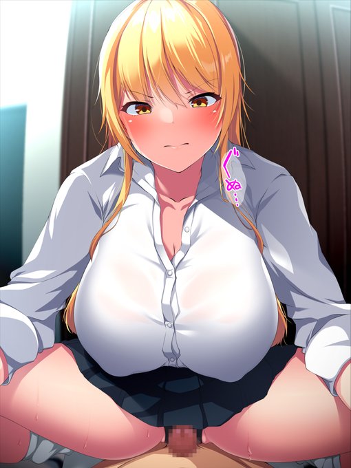 [R-18] 【CG集】ゴムをぶち破って中出し射精! #オリジナル #CG集 #女子高生 #おっぱい #巨乳 #制服 #騎乗位 #ギャル #金髪  