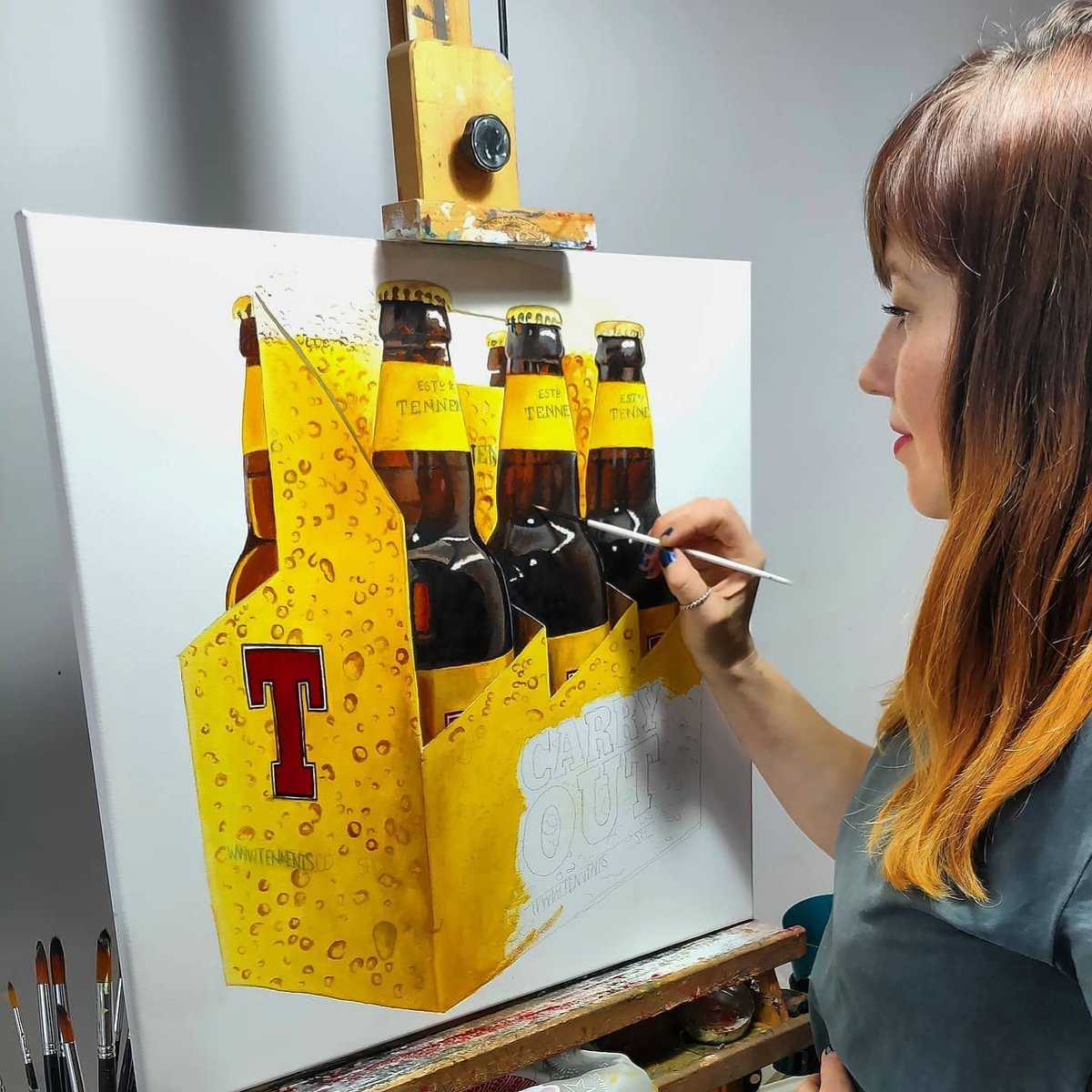 'The Glasgow SixPack' oil on canvas available from the Lemond Gallery lemondgallery.com/in-stock-paint…
#Painting  #Glasgow  #tennents #scottishbeer #modernscottishart #hyperrealism #oilpaintings #artgalleries #artcollector #artglasgow #buyoriginalart #popart #popculture