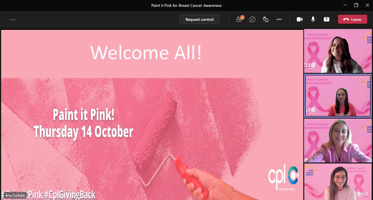 CplResources's tweet photo. Yesterday the Cpl team Painted it Pink in support of Breast Cancer Awareness month. We held a coffee morning and team member Amy was generous enough to share her moving breast cancer story with us.
#PaintItPink #CplGivingBack https://t.co/AxDvwrIbF9