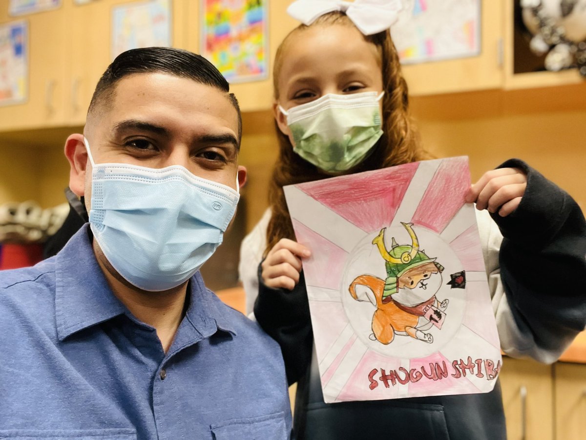 ShogunSamurais's tweet photo. A big shoutout to @Gameboydrew, a forward-thinking educator who is passionate about #ShogunSamurais and #NFTs for introducing his students to such emerging technologies through our art! 

This is what it means to be part of a #NFTCommunity.
#GoodVibesOnly https://t.co/5oBsg0vJJw
