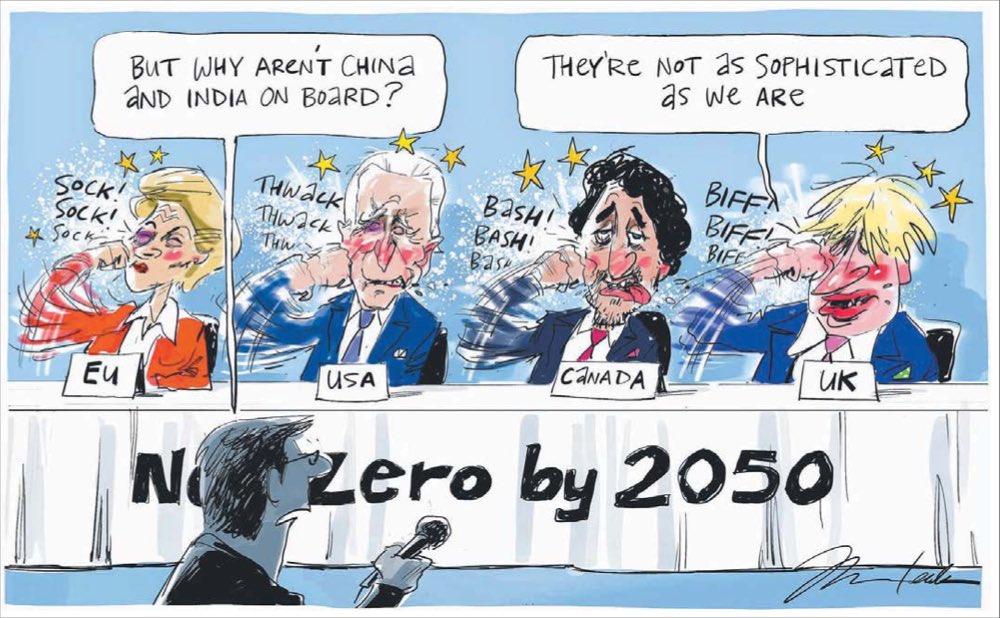 Gato188's tweet photo. @mattjcan We now are so far gone in global #MentalHealthCrisis and unhinging of political leadership in #TheWest that senior editorial cartoonists long have had clearer vision than most analysts of what’s actually happening… #StopClimateCrap #StopJokeEnergy #BuildNuclear #GetRealOnEnergy https://t.co/9c13QwfXzx