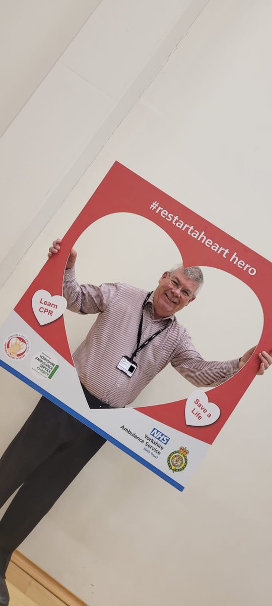 steve_hid4ever's tweet photo. Happy to be part of restart a heart in Yorkshire teaching CPR to over 30,000 students. Run by Yorkshire ambulance service #outwoodshafton https://t.co/RLo1OvYqsP