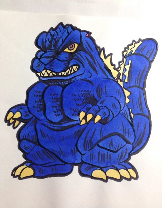 コミックボンボン創刊40周年おめでとうございます!自分は本誌ではなくデラックスですがゴジラ描けて嬉しかったです!! #コミックボンボン 