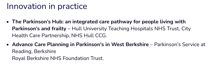 ParkinsonsEN's tweet photo. Our 6 shortlisted finalists are... 

@HullHospitals, @RBNHSFT, @Pharmacy_PDSPN, @LancsParkinsons, @BL_LTHTR @theneuroheroes and @movingmedicine 🎉👏

Read more about the shortlisted teams and services here 👉 https://t.co/OKUq2Fifaf https://t.co/xdooCA7DfQ