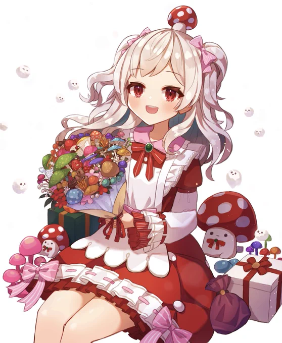 木下きのこ( )さんのお誕生日イラストを描かせていただきました今日の19:30からきのこさんのchでお誕生日配信をされるそうなので是非!! 
