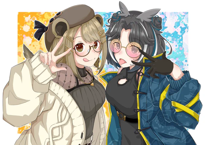 新衣装デザインとても可愛かった!
遅れましたがおめでとうございます!
 #絵ーじぇんと #大浦るかこ
#みーあぱれっと #湖南みあ 