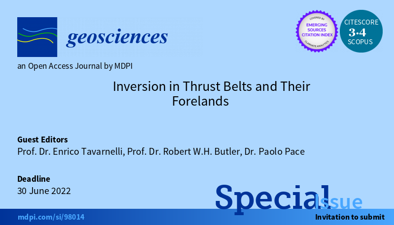 Geosciences_OA's tweet photo. 📢New Special Issue "#Inversion in Thrust Belts and Their #Forelands" is open for submissions!
👨🎓Guest Editors: Prof. Dr. Enrico Tavarnelli @eTavarnelli , Prof. Dr. Robert W.H. Butler @UoAGeosciences , Dr. Paolo Pace @univUda
🔗https://t.co/93GDRnnGg0
#Fault
#tectonic https://t.co/eP9cKEAmzp