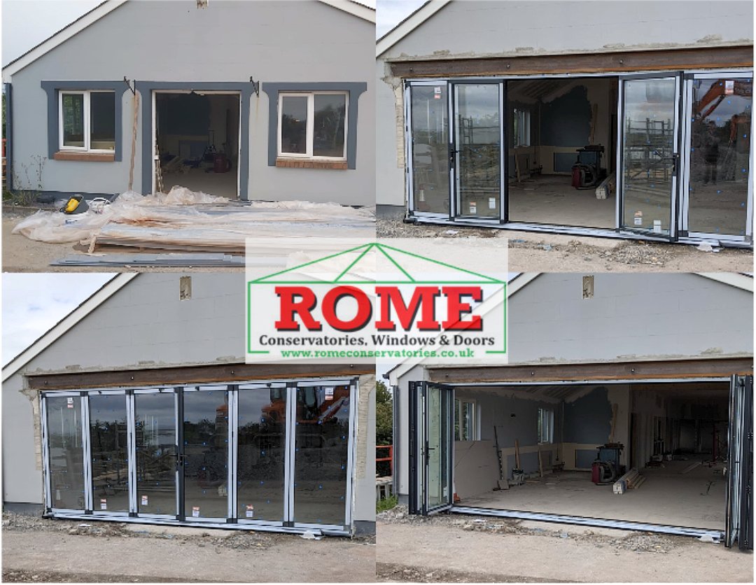 RomeConservato1's tweet photo. Aluminium Bifolding Doors fitted recently 🤩👌
#Rome #Romeconservatories #aluminiumdoors #Bifoldingdoors #Bifold #anthracitegrey #cromefinish #conservatory #home #interiordesign #renovation #windows #homeimprovement #gardenroom #doors #garden #design #homedecor #orangery https://t.co/ukyY8VmlxQ