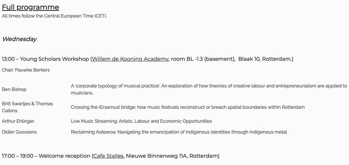 ArthurEhlinger's tweet image. I couldn't be more excited for my first 'in person' conference as a speaker alongside so many great academics 😎

See the full program here: lnkd.in/dyRbtbvB