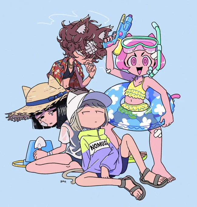 水着BADCATS
〜残暑〜
 #BADCATS 