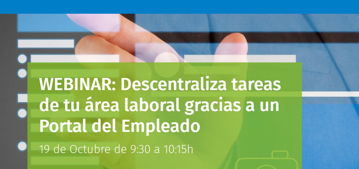 a3satel's tweet photo. No te pierdas el próximo webinar de @WoltersKluwerEs donde descubrirás cómo un Portal del empleado puede ayudar a tu área laboral y RRHH 👥
Inscríbete en el siguiente enlace⤵
https://t.co/HqhlRh4Vfx
#PortalEmpleado #laboral #RRHH #softwarelaboral #webinargratuito https://t.co/WL2vE2kz4Q