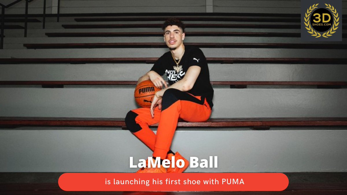 3dshoe's tweet photo. LaMelo Ball is launching his first shoe with PUMA, complete with a bright orange look and flame motifs

https://t.co/kkydouSwiN

#LaMeloBall #PUMA #NBA #3DPrinted #3dprinting #3dshoes https://t.co/9U8DoWQENm