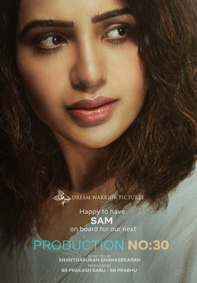 VijaySammuFC's tweet photo. Sam × @Shantharuban87 × Dream Warrior Production 😍❤️ Tamil ~ Telugu Bilingual Project 

@Samanthaprabhu2 @DreamWarriorpic https://t.co/ir7rODSF8y