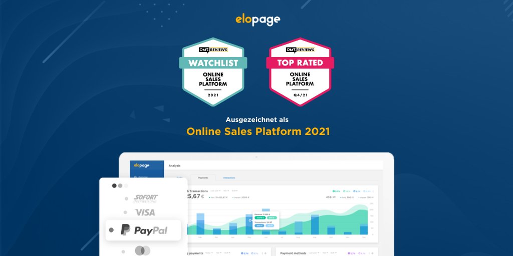 Online Sales Platform 2021 ⭐⭐⭐⭐⭐

Als All-In-One Plattform für digitale Entrepreneure freuen sehr über die Auszeichnung von <a href="/omr/">Ömer Faruk</a> reviews als “Top Rated Online Sales Platform Q4/2021”. 🚀

Teste elopage 14 Tage kostenlos und überzeug dich selbst! 
👉 bit.ly/3FOpE3I