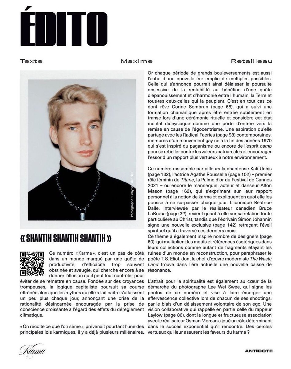 Mon premier édito pour Antidote 🔥🔥 bit.ly/3j6wcBj