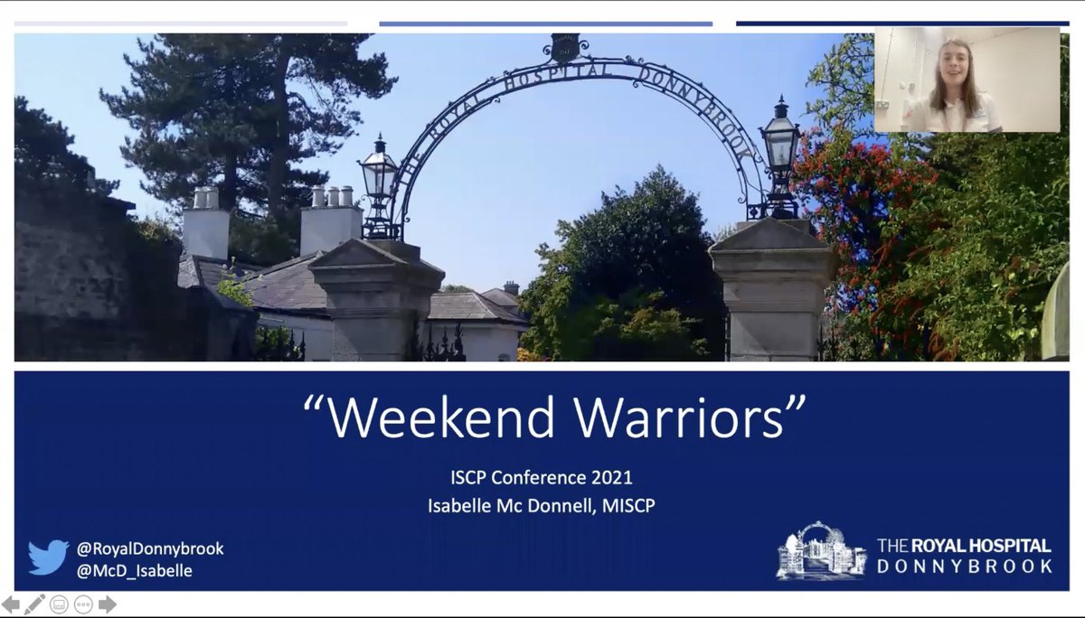 Excited and honoured to be presenting later this morning at #ISCPConf21 <a href="/_ISCP_/">ISCP</a> about my Weekend Warriors initiative to get older rehab patients more active at the weekend 🙌