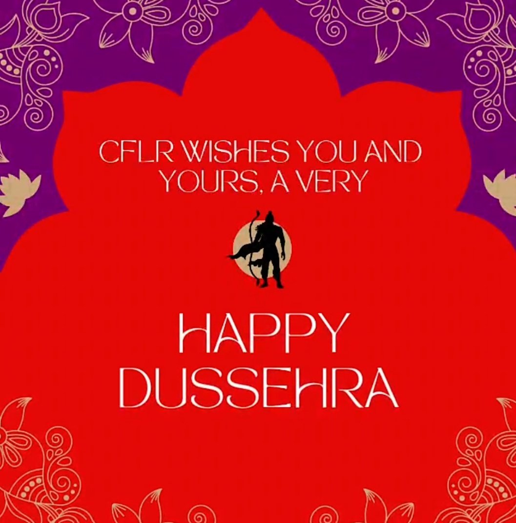 cflrinsights's tweet photo. Happy Dussehra! https://t.co/q5bTHTx0rf