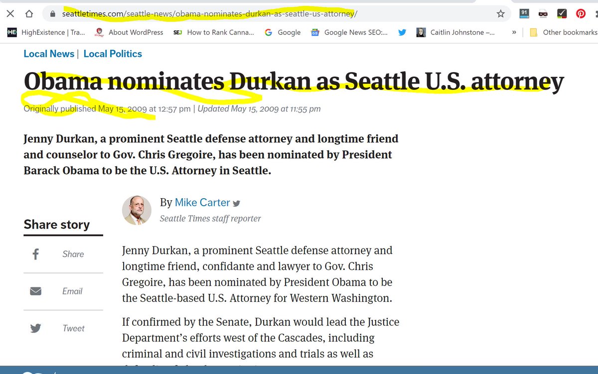 So let me get THIS STRAIGHT, CIA CLOWN OBAMA appoints Jenny Durkan As Head of the DEA BITCHES for WA State, and She sends #Agentfreaknasty a letter to Close 2 weeks after flunky DIRTY COPS got busted robbing his business. Yeap seems legit.....que-
https://t.co/QG03nu0MQi https://t.co/5tdmtIaChM