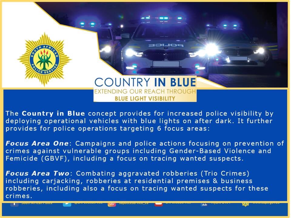 SAPoliceService's tweet photo. #sapsHQ National Police Commissioner gives an overview of the National #SaferFestiveSeason Operation that will further the objectives of the #CountryInBlue concept. #PoliceVisibility ME https://t.co/KWHOSn9hIa