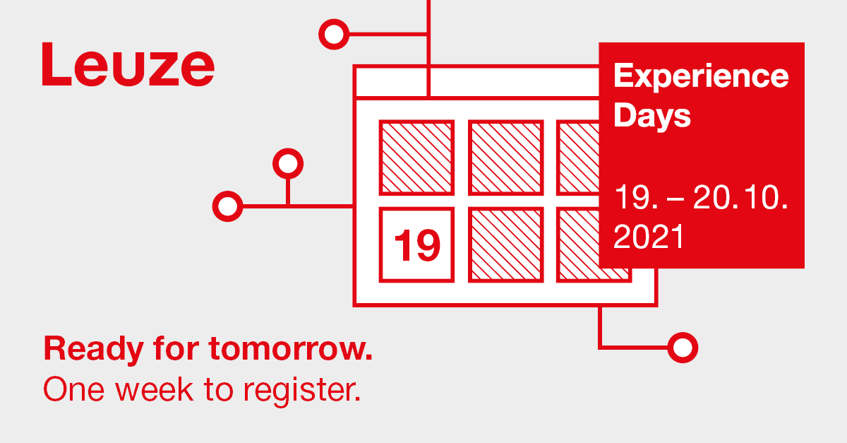 The Leuze Experience Days kick off next week and there is still time to register for your free place: leuze.com/en/GB/company/…
- Choose from a selection of webinars
- Take a guided tour of the new demo room
- Discover the latest technologies
We look forward to seeing you there