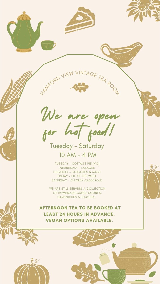 We have a new menu! 
Come along and grab some hot food 🍁🍂