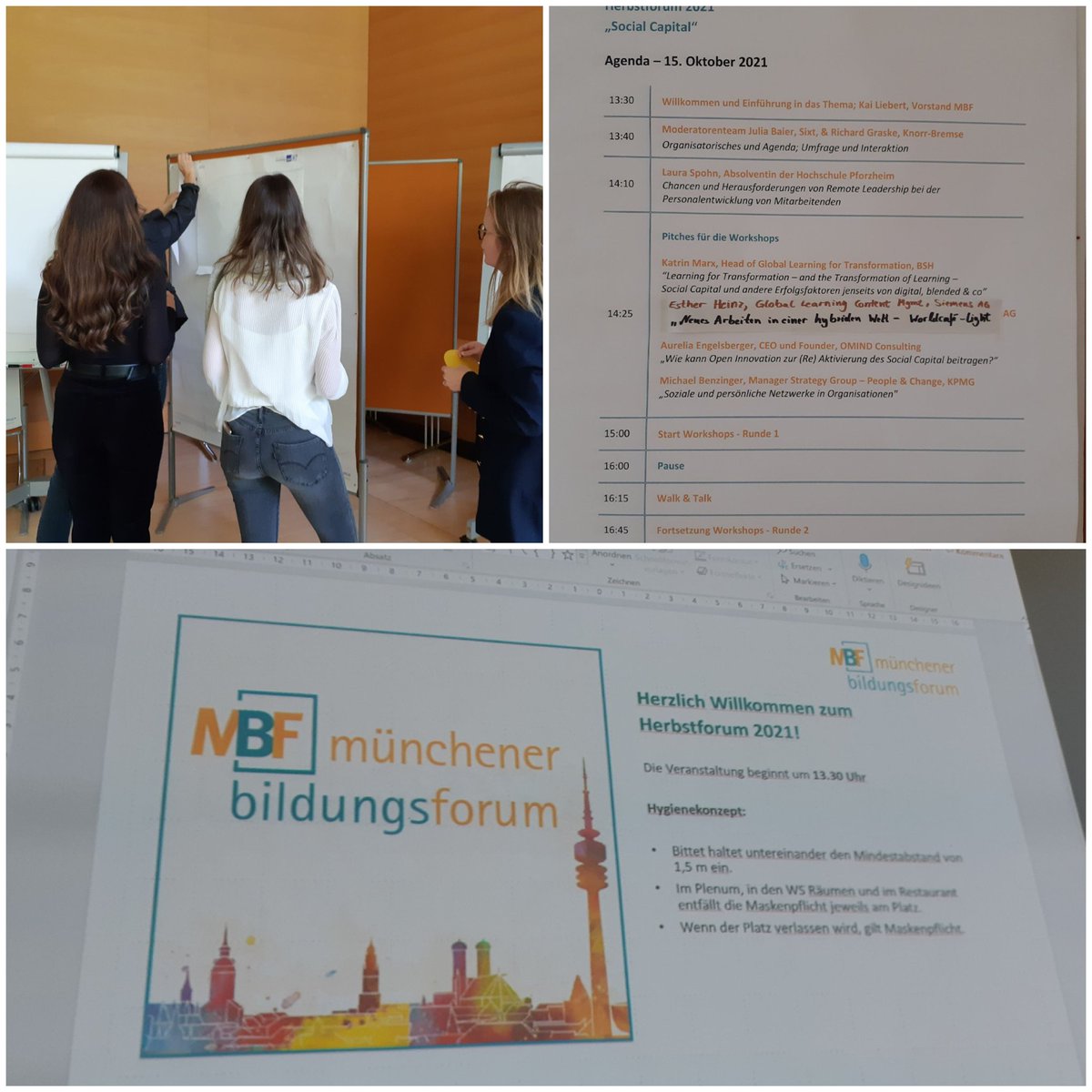 Letzte Vorbereitungen zum #Herbstforum des #MBF. Wir diskutieren über "social capital". Freu mich schon auf die Vorträge und Workshops @MWeingrtner @HelgeForster <a href="/DagmarSchwicki/">Dagmar Schwickerath, Dr.</a> pic.x.com/vXS6vPz29v